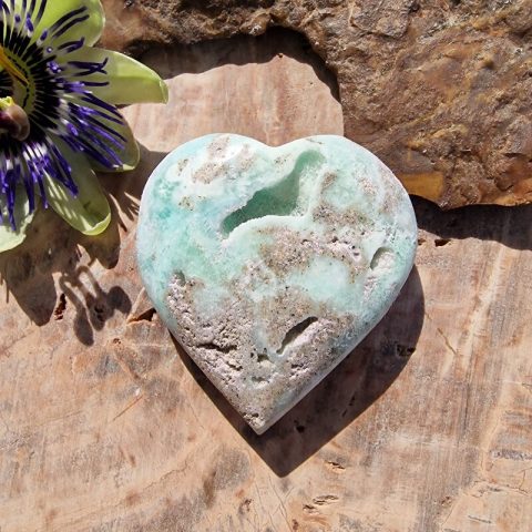 Aragonit szív 5,8 cm