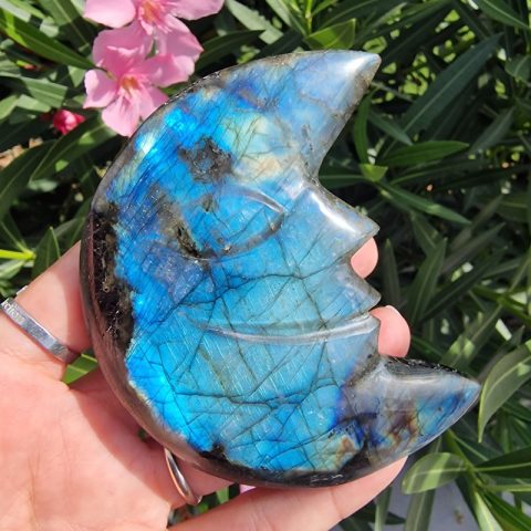 /Hibás/ Labradorit félhold