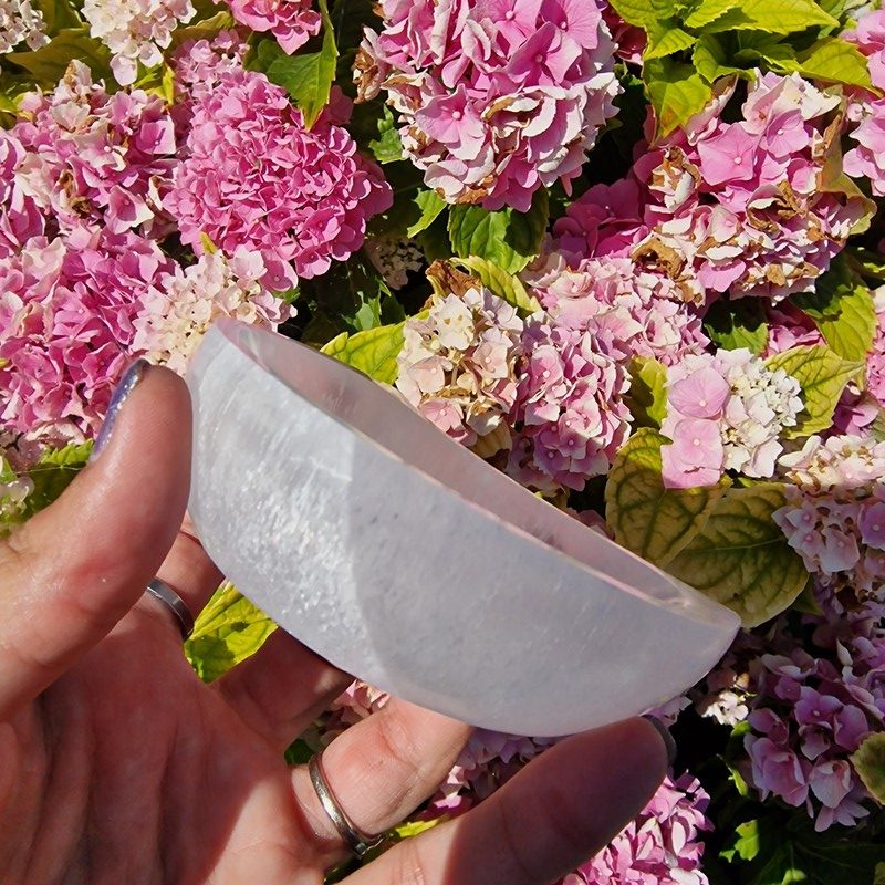 Szelenit tálka, Hold 10 cm - Image 2